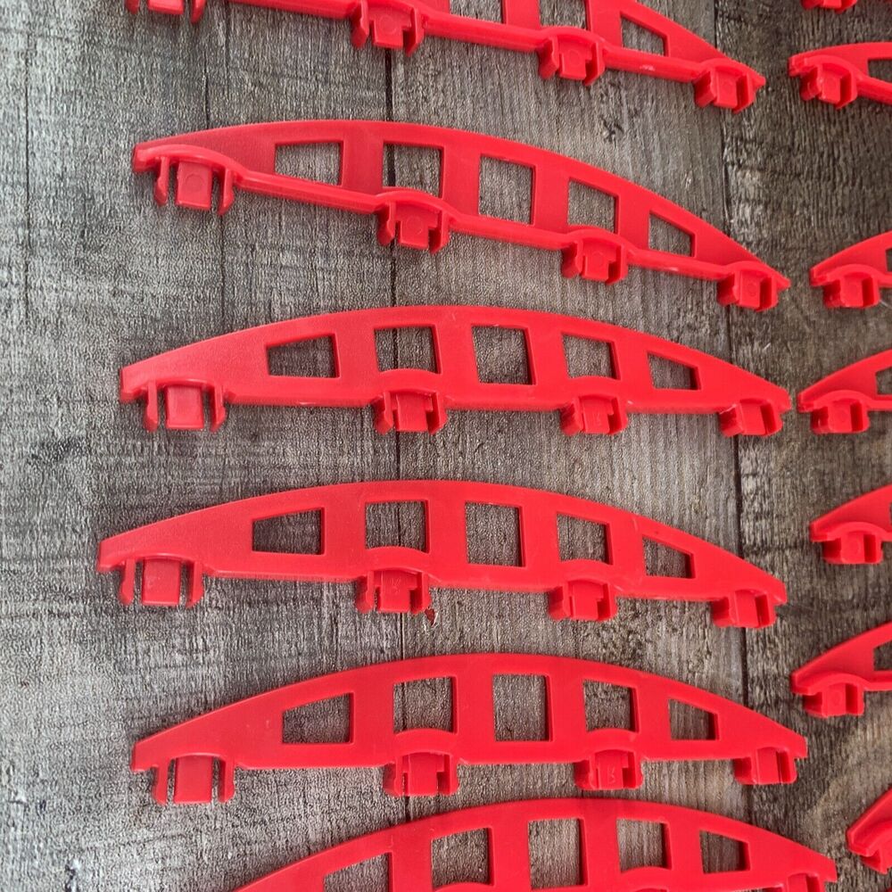 Rokenbok Lot Red Building Ramp Rails Bridge Pieces - Picture 15 of 16